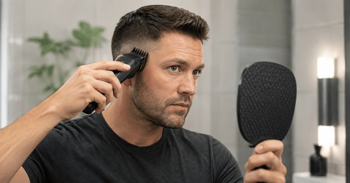 How to Hold Your Clippers When Cutting Your Own Hair
